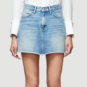 NWOT FRAME Rigid Denim Skirt